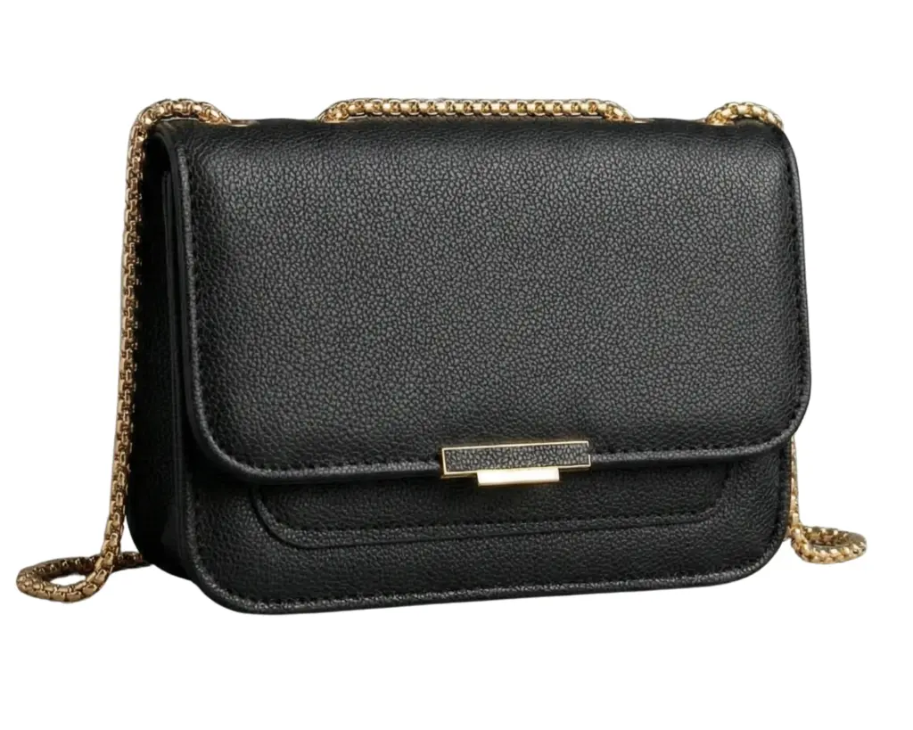 BANDOLERA LUXE LINK TIPO SOBRE (Negro)