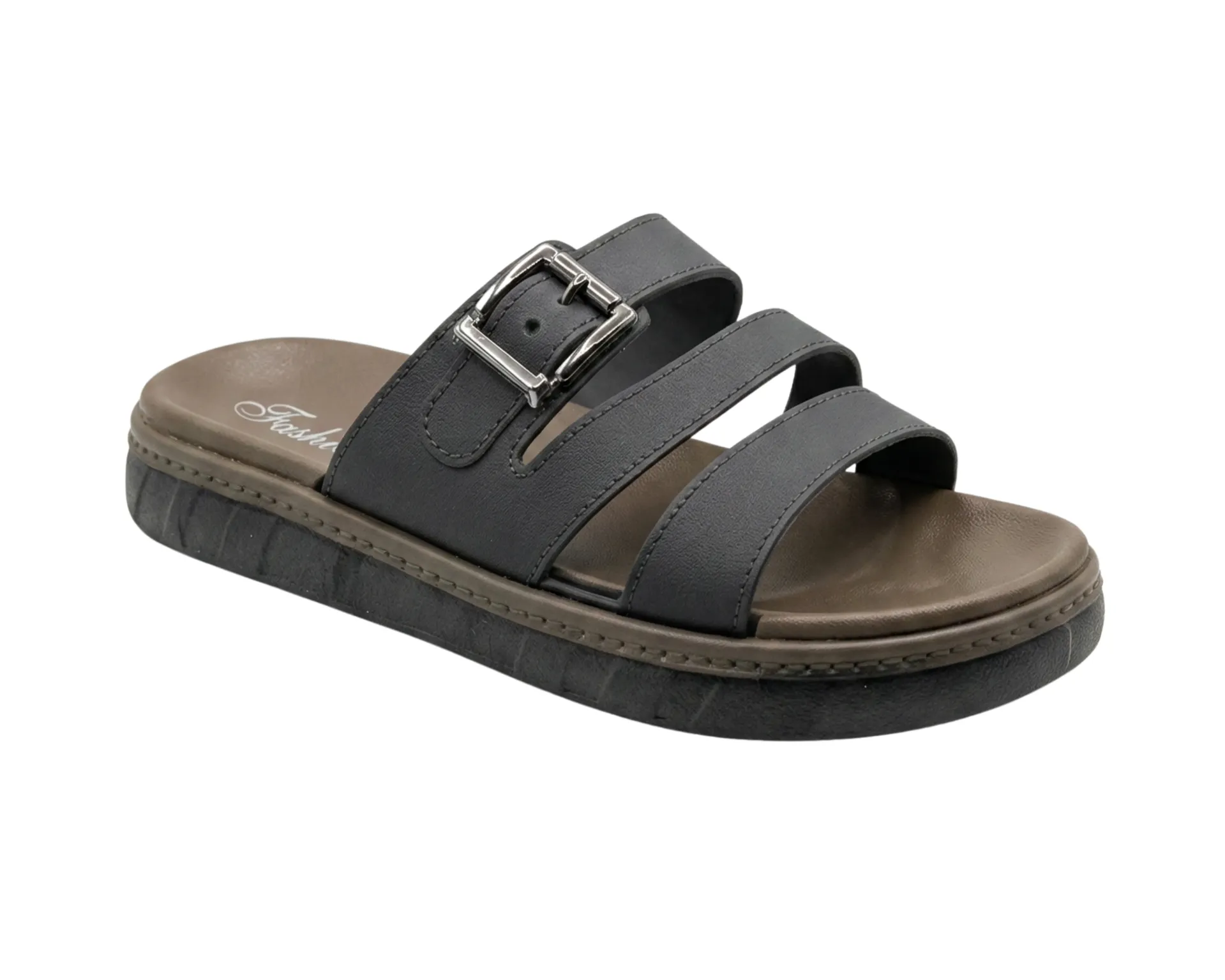 SANDALIA FASHION VERDE/NEGRO YLD2989 (35)