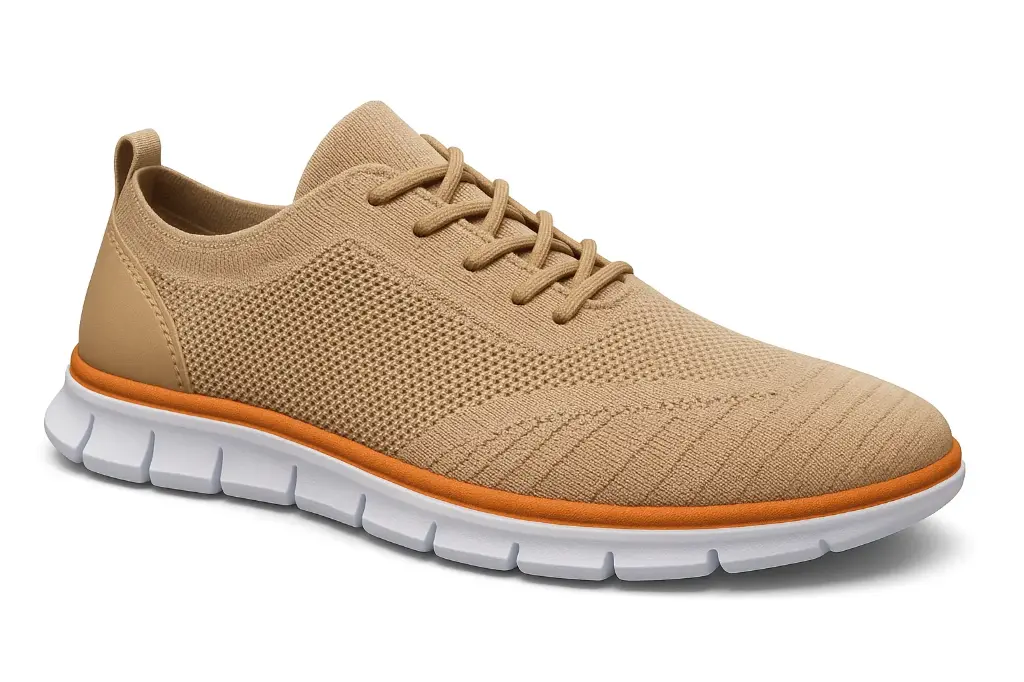 CASUAL EASY WALKING MARRON/BLANCO EWC002 (42)