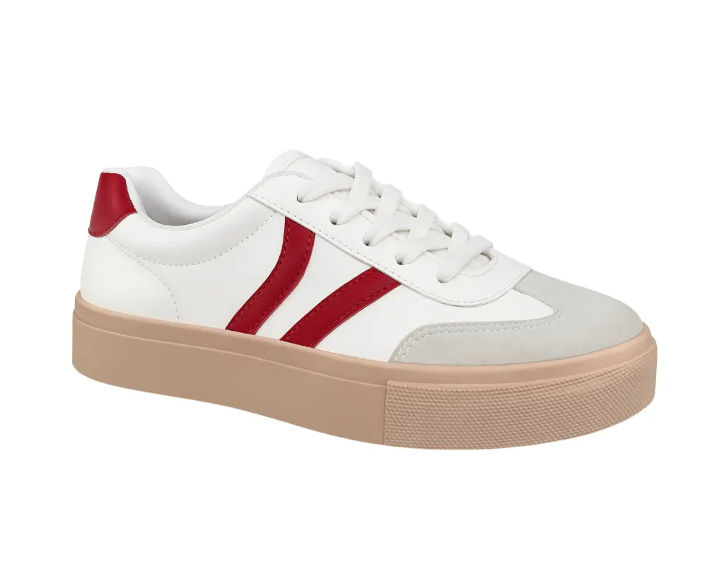 TENIS H&L SAMBA BLANCO/ROJO HL1663A (36)
