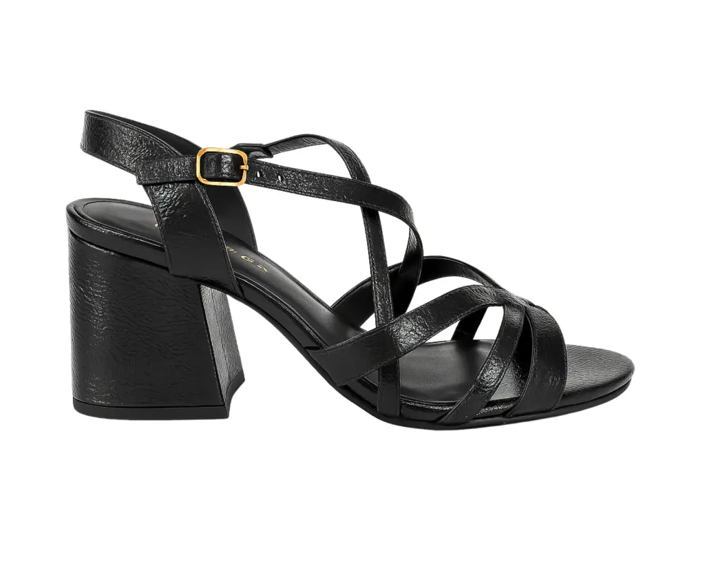 SANDALIA VIA SCARPA CROSS CON TACO NEGRO 1466.18677 (36)