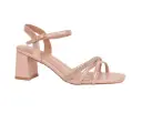 SANDALIA H&L CON TACO CHAMPAGNE T2207