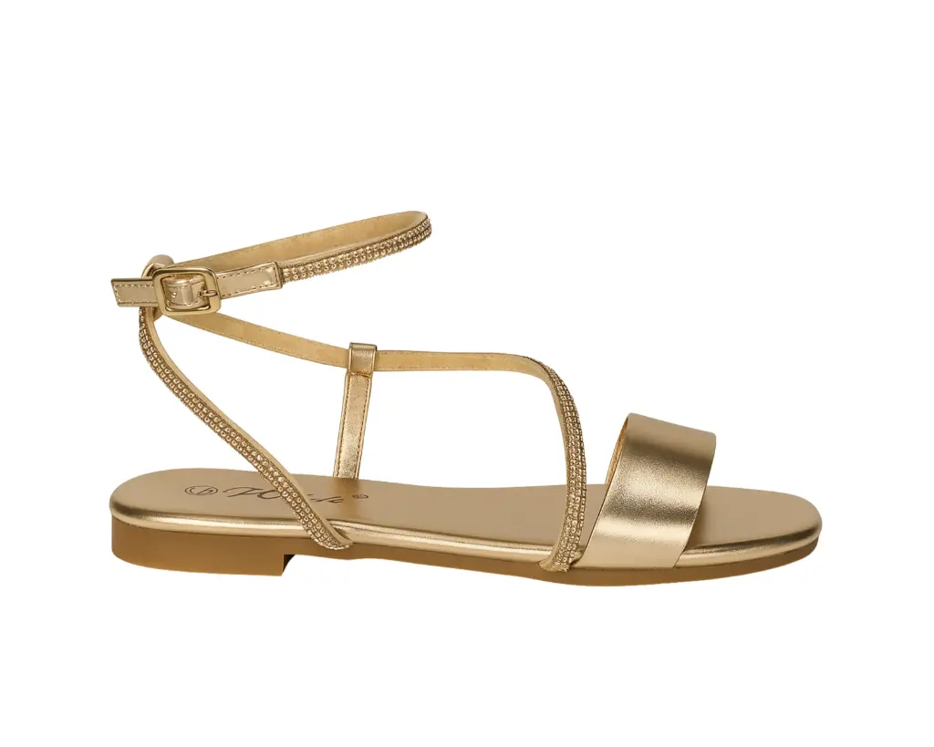 SANDALIA WEIDE CHAMPAGNE HY5667