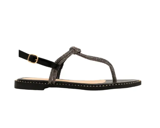 SANDALIA H&L NEGRO R1917