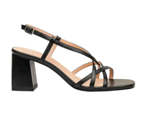 SANDALIA WEIDE CON TACO NEGRO XQ-1309