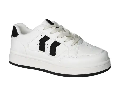 TENIS H&L BLANCO/NEGRO HL1669A