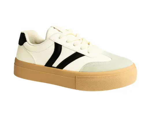 TENIS H&L SAMBA BLANCO/NEGRO HL1663A